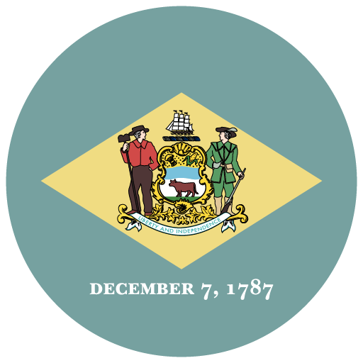 Delaware state flag